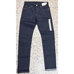 Uniqlo Slim Fit‎ Men's 5 Pocket Selvedge Denim Jeans Size 28x34